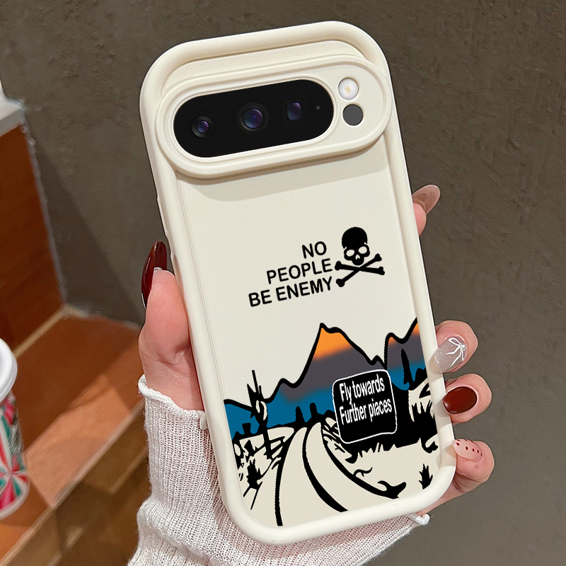Phone Cases Pixel 10 Pro - Handyhülle mit Bergstraßenmuster für Google Pixel