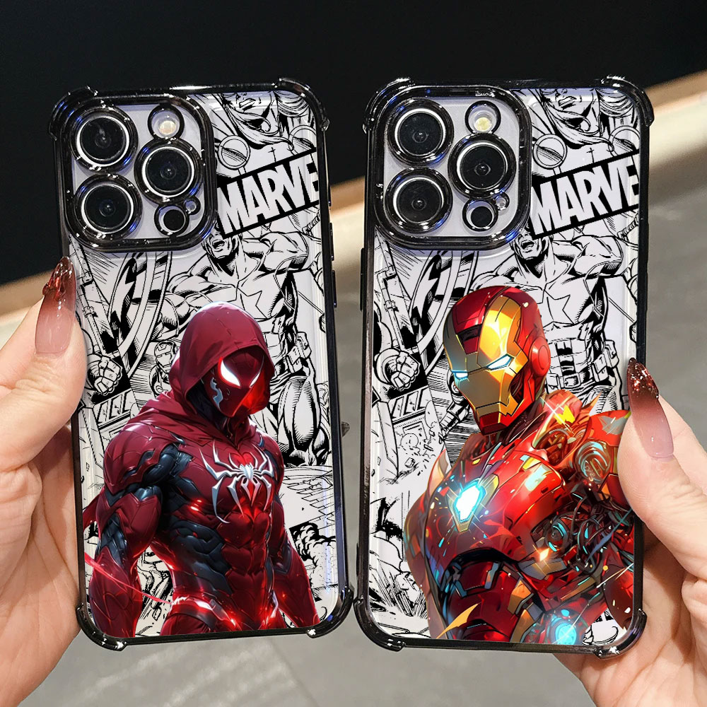 Phone Cases Luxury - Iron Spider Man Captain America Luxus-Hülle
