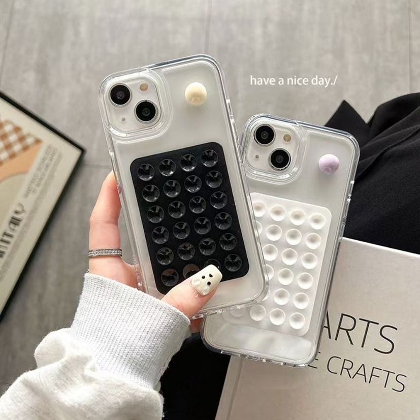 Phone Cases Iphone - Silikon Saug Telefon Halter Matte Multifunktionale