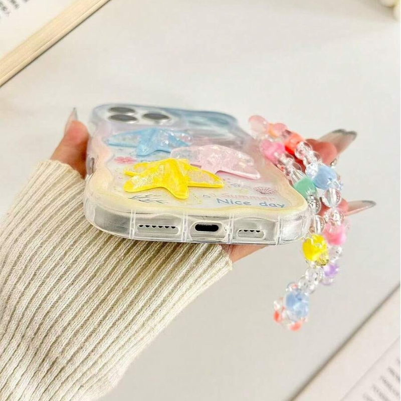 Cartoon Seestern Muschel Trans – Phone Cases With Charms Bewertung und Preis