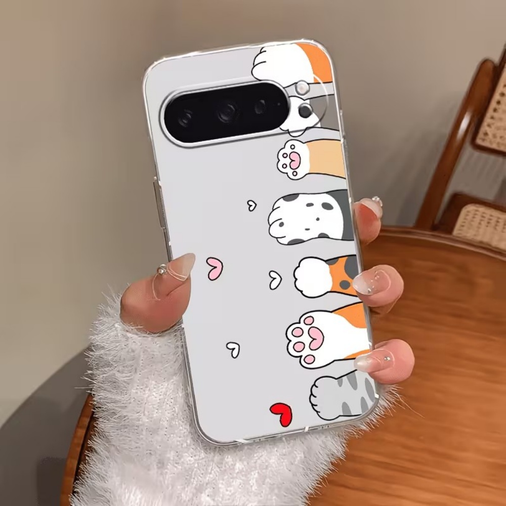Cartoon-Katzenpfoten-Abdruck K – Phone Cases Pixel 10 Pro Bewertung und Preis