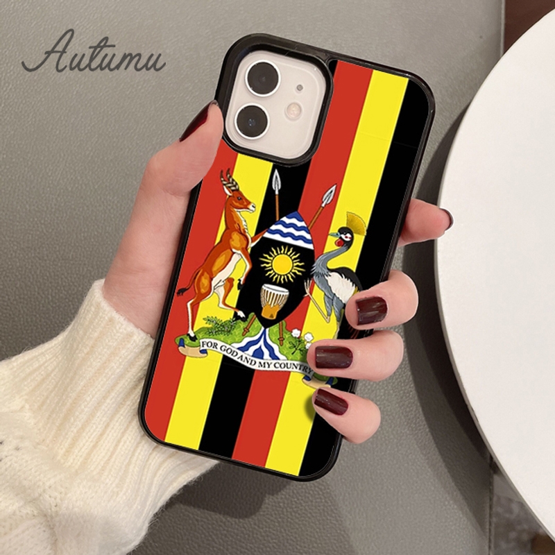 Uganda Nationalflagge Wappen T – Phone Cases Uganda Bewertung und Preis