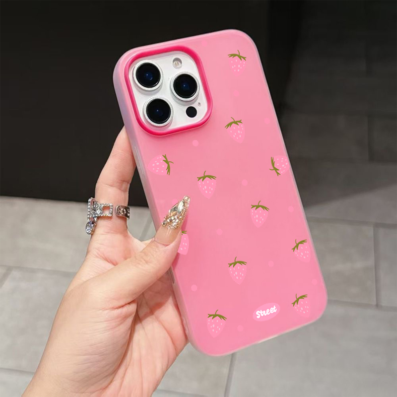 Süße rosa Erdbeer-Muster Handy – Phone Cases Xs Iphone Bewertung und Preis
