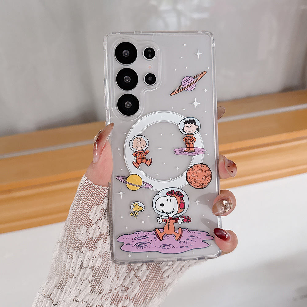 Niedliche Cartoon Snoopy Charl – Phone Cases Magsafe Bewertung und Preis